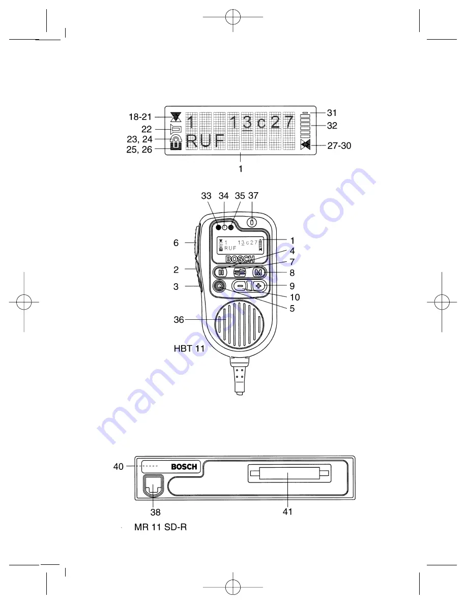 Bosch BTM-XB Operating Manual Download Page 3