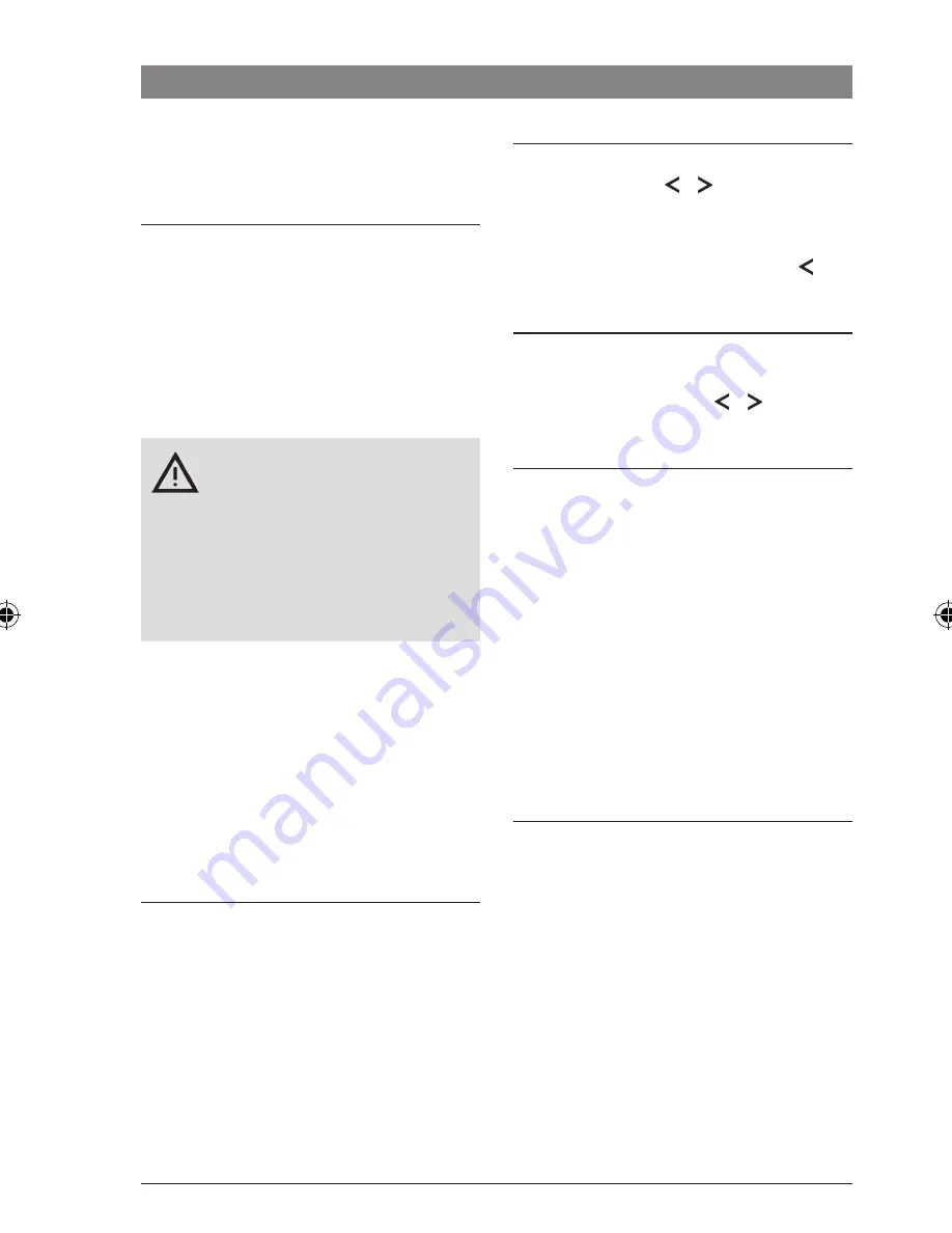 Bosch Calais USB40 Operating And Installation Instructions Download Page 112