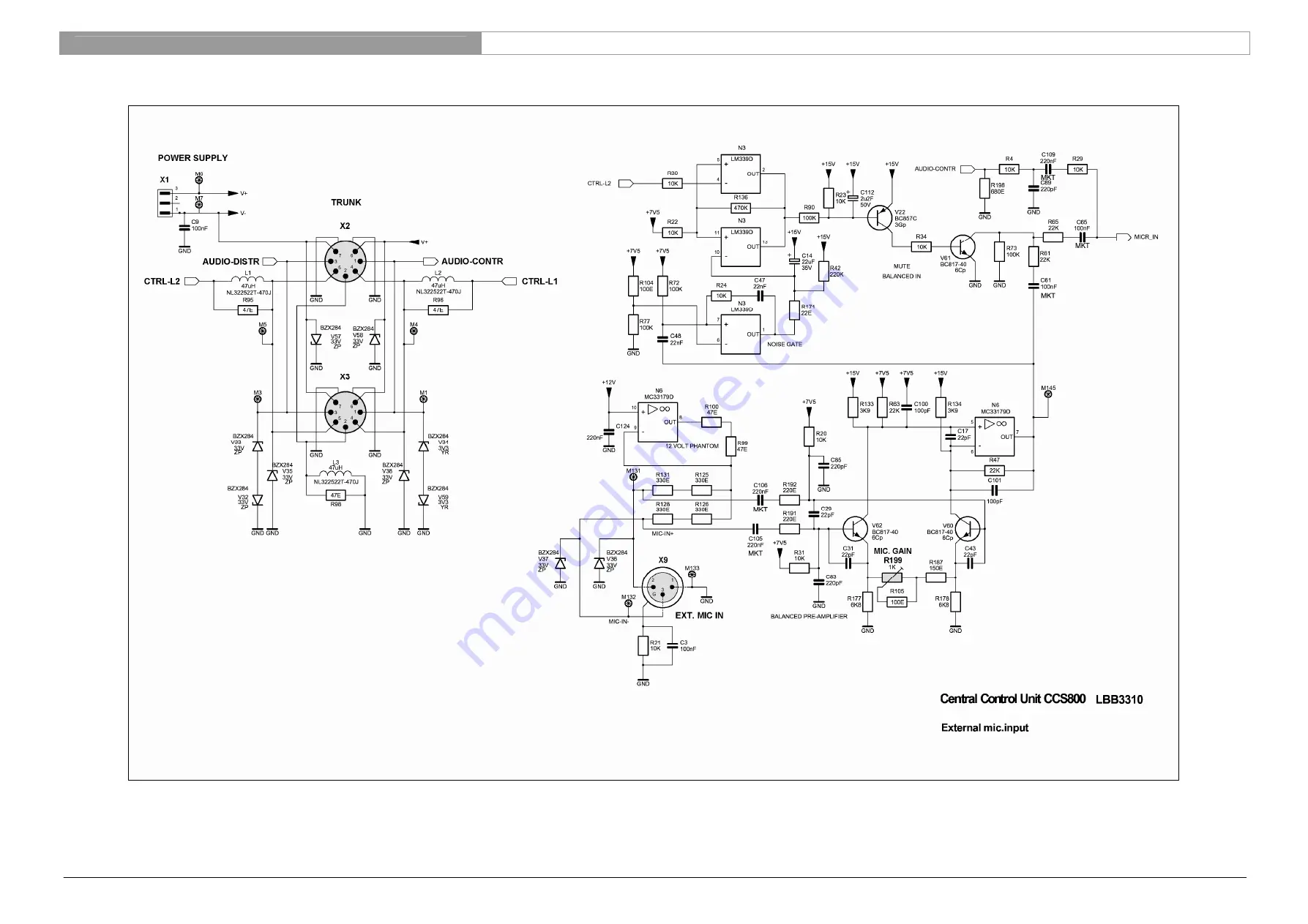 Bosch CCS800 Service Manual Download Page 61