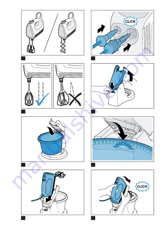 Bosch CleverMixx MFQ26 Series User Manual Download Page 4