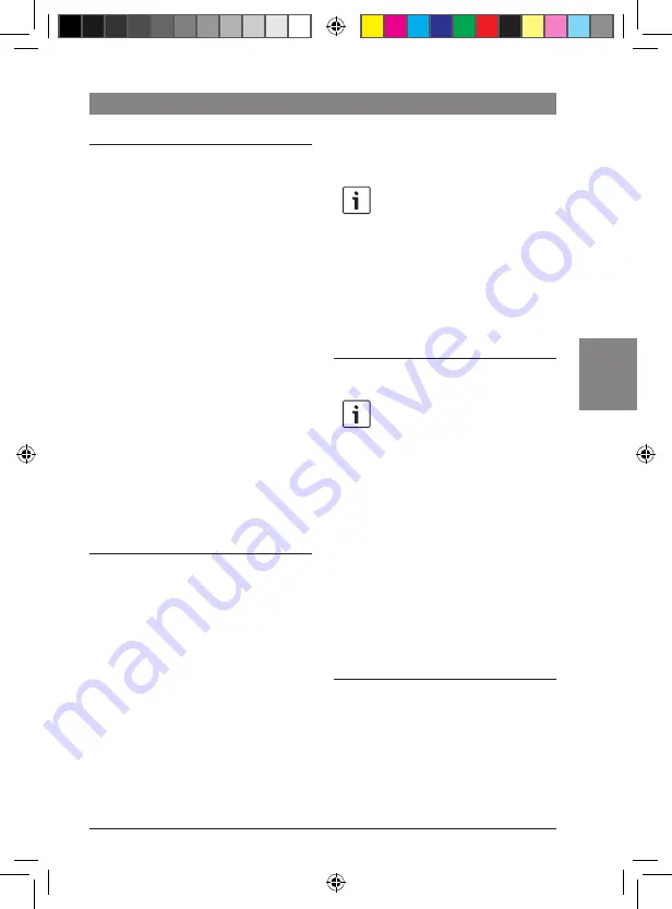 Bosch Coach WirelessMicrophone System E 7 620 230 020 Operating And Installation Instructions Download Page 109