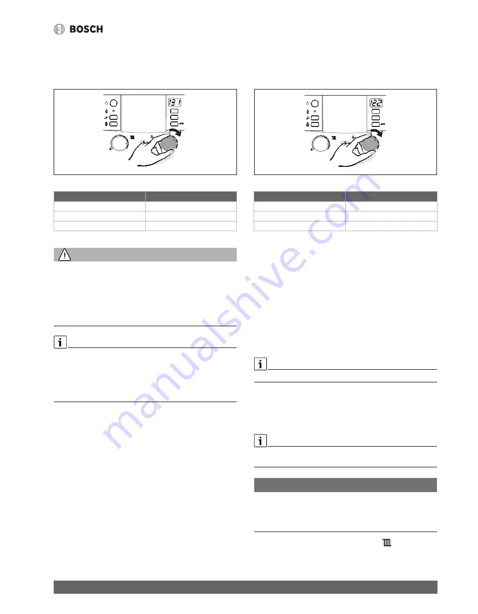 Bosch Combi FS Series Installation And Maintenance Instructions For Contractors Download Page 53