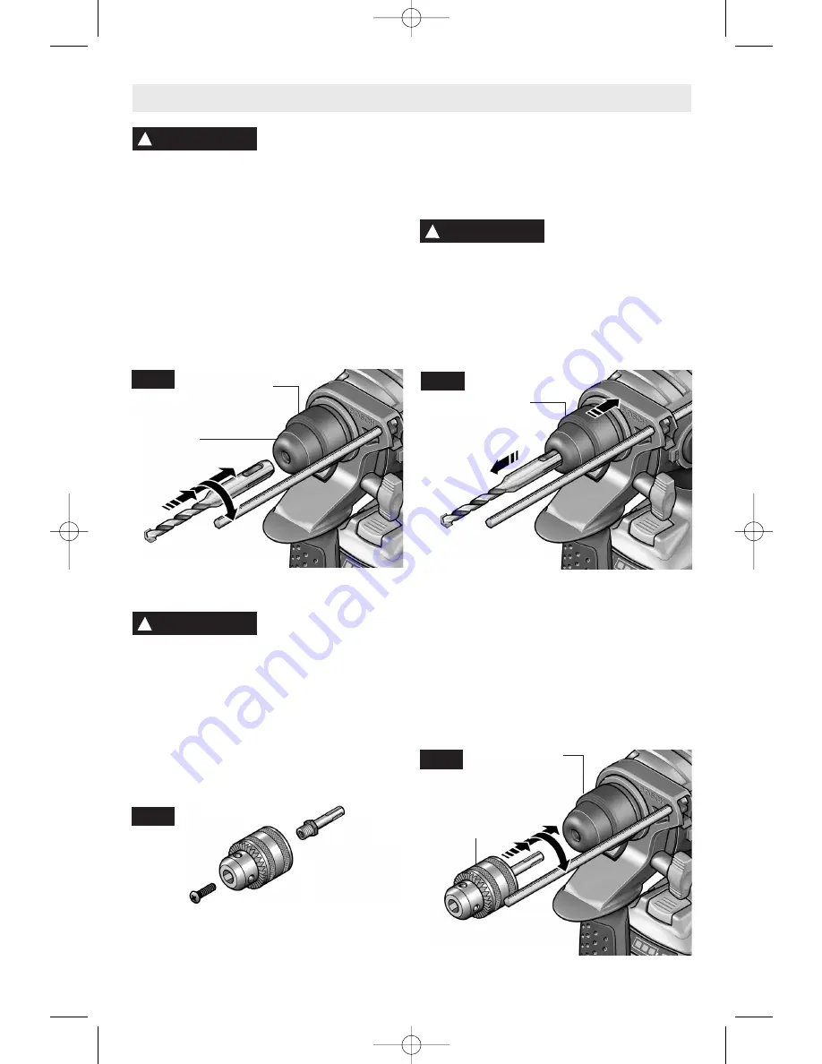 Bosch Compact Rotary Hammer 11536C Operating/Safety Instructions Manual Download Page 23