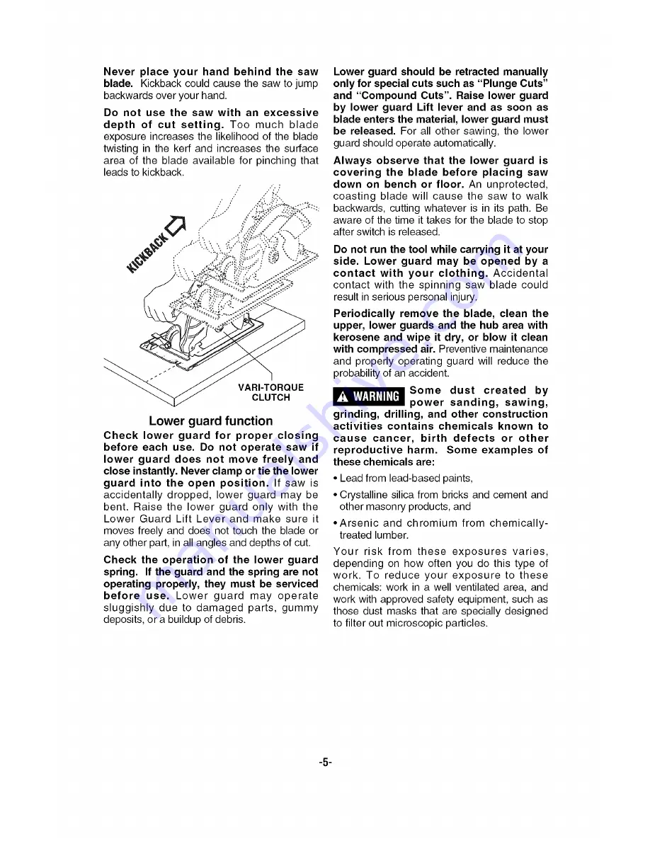 Bosch CS5 Operating/Safety Instructions Manual Download Page 5