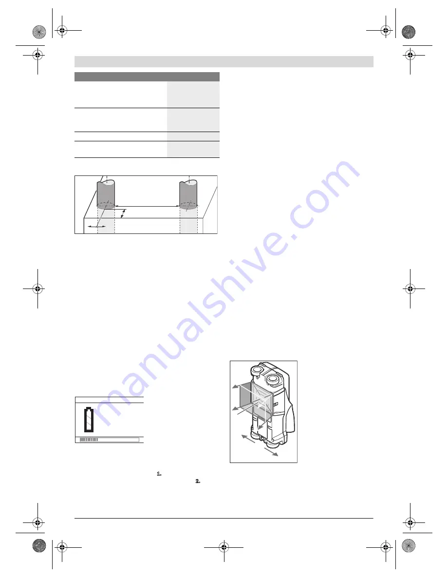 Bosch D-tect 150 Professional Original Instructions Manual Download Page 8