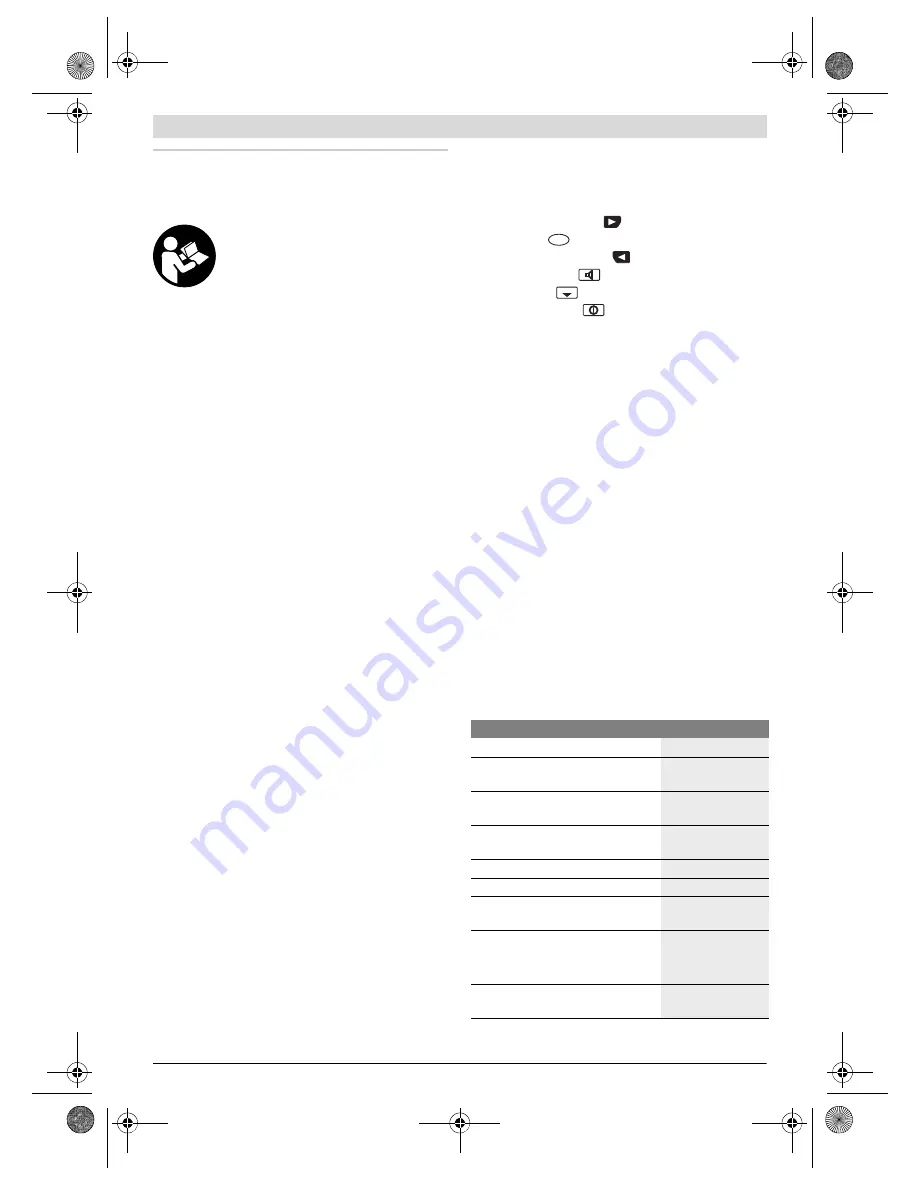 Bosch D-tect 150 Professional Original Instructions Manual Download Page 58