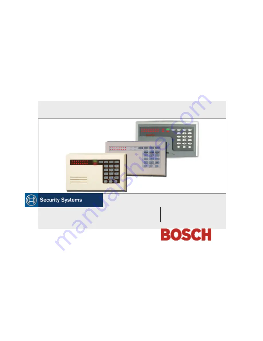 Bosch D621 Series Скачать руководство пользователя страница 1