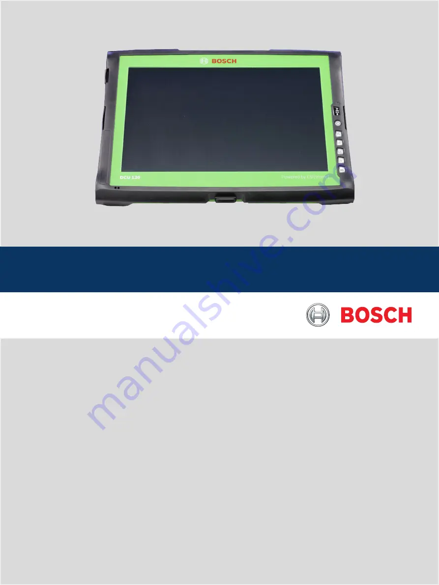 Bosch DCU 130 Operating Instructions Manual Download Page 1