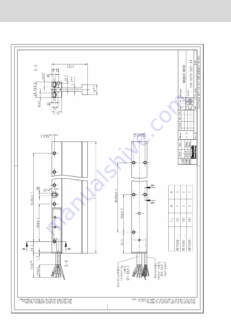 Bosch DOK-MOTOR-MCL Series Project Planning Manual Download Page 58