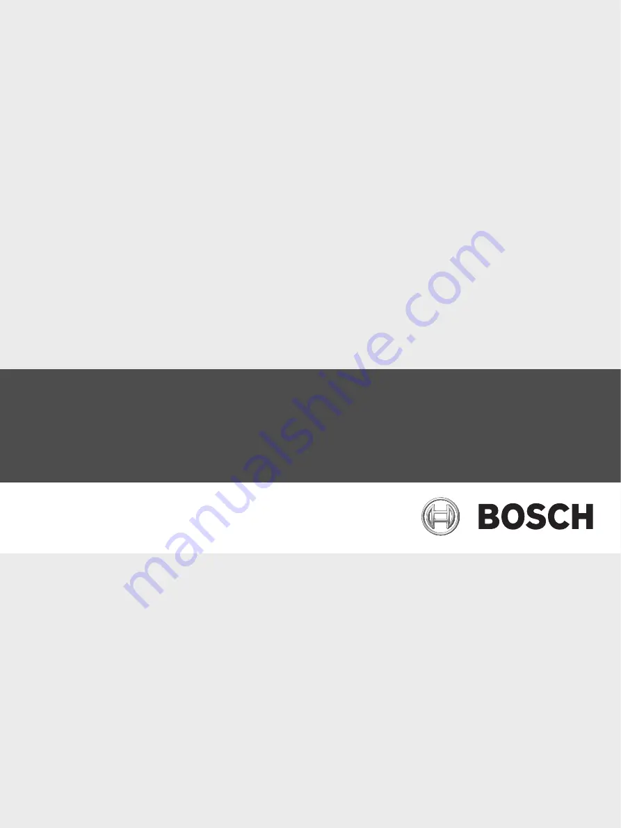 Bosch DSDA ISCSI DISK ARRAY SERIES DSA-N2B20 Скачать руководство пользователя страница 1