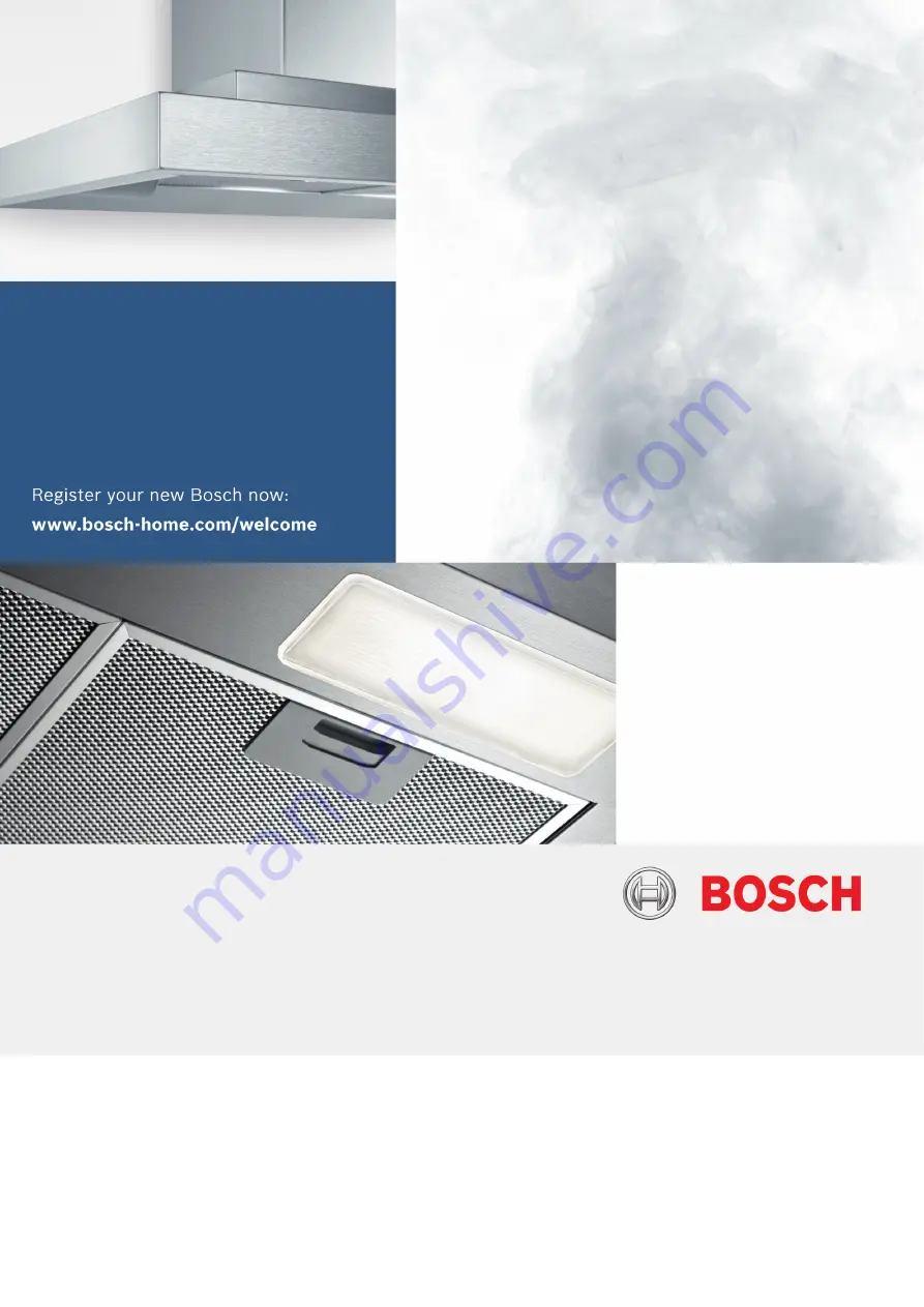 Bosch DWA097E51A Instructions For Installation And Use Manual Download Page 1