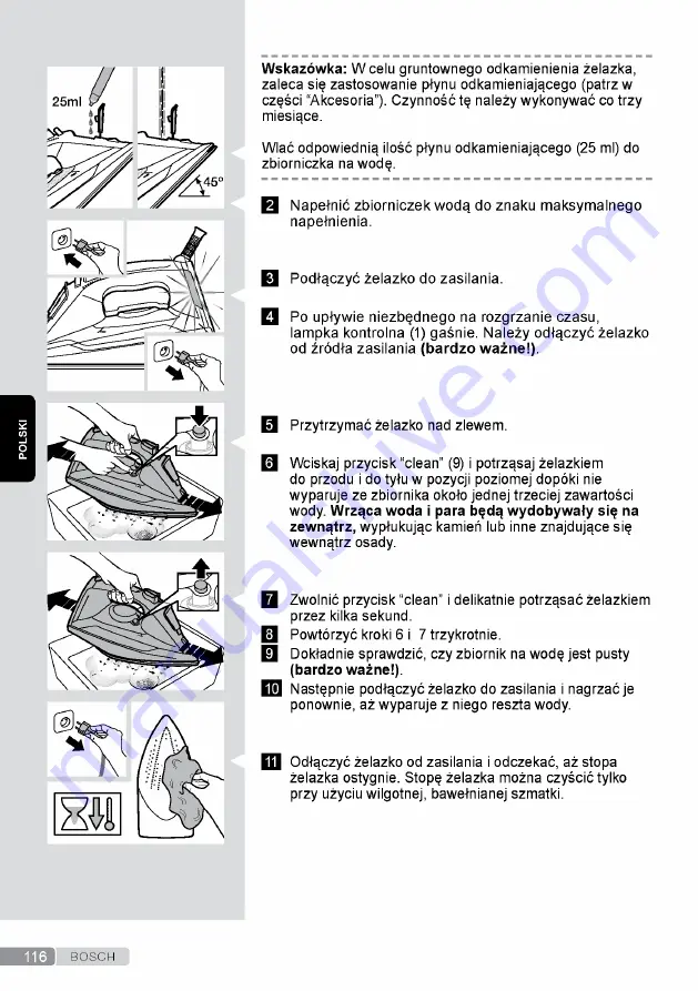 Bosch EasyComfort TDA30EASY Operating Instructions Manual Download Page 116