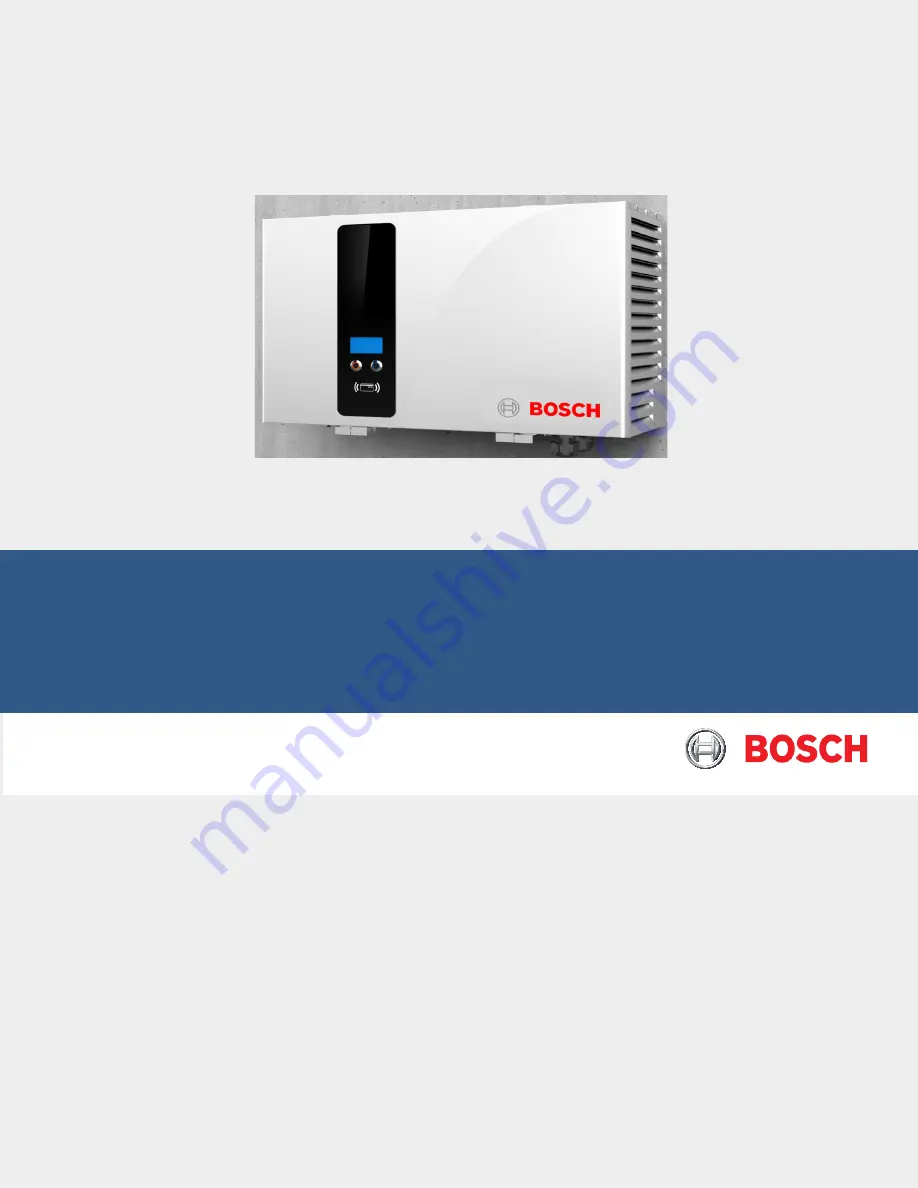 Bosch EL-52240 Installation And Operation Manual Download Page 1