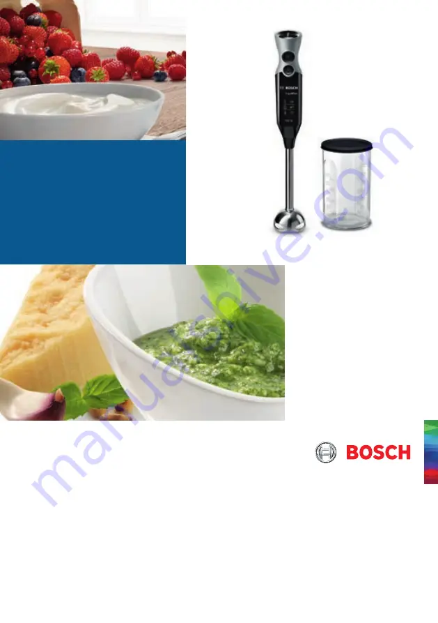 Bosch ErgoMixx Style MSM671X1 Скачать руководство пользователя страница 1