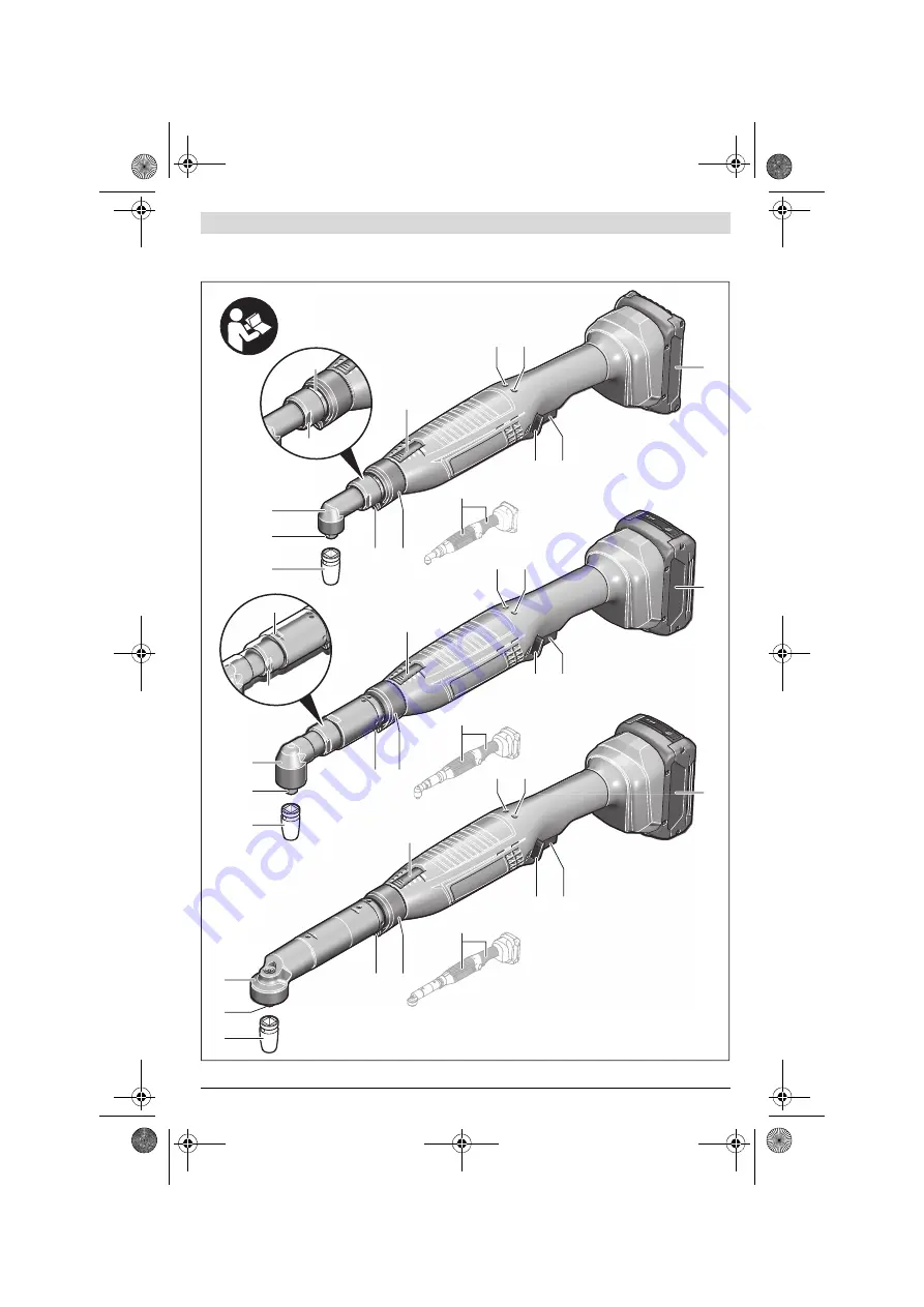 Bosch Exaction 18 V-LI 8-1100 Original Instructions Manual Download Page 3