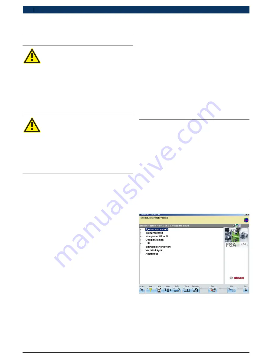 Bosch FSA 720 Instruction Manual Download Page 106