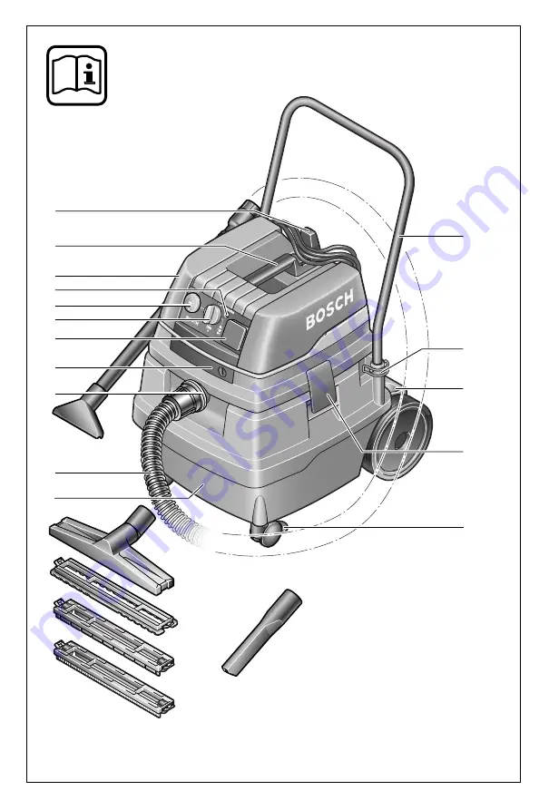 Bosch GAS 50 M Operating Instructions Manual Download Page 4