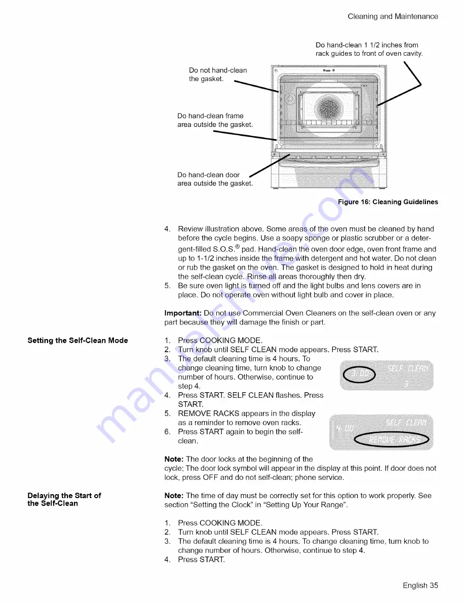 Bosch Gas Free-Standing Ranges Use And Care Manual Download Page 37