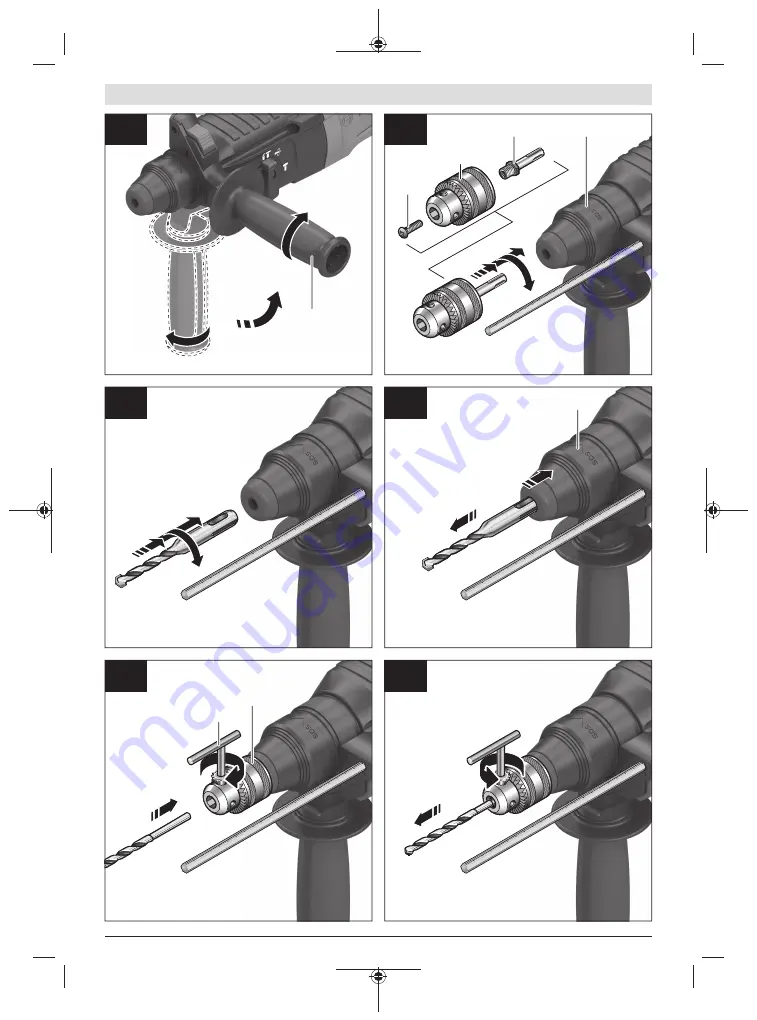 Bosch GBH 18V-26 D Original Instructions Manual Download Page 4