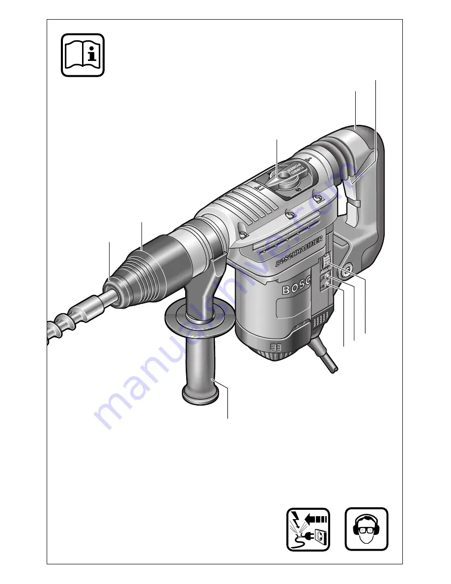 Bosch GBH 5-40 DE Operating Instructions Manual Download Page 3