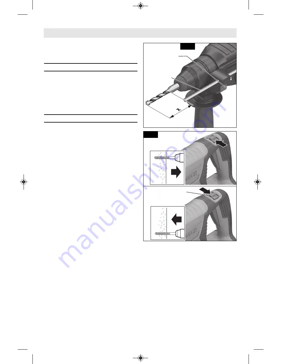 Bosch GBH18V-26D Operating/Safety Instructions Manual Download Page 42