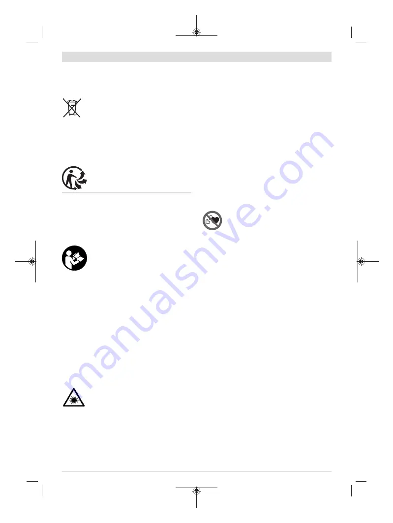 Bosch GCL 25 Professional Original Instructions Manual Download Page 23