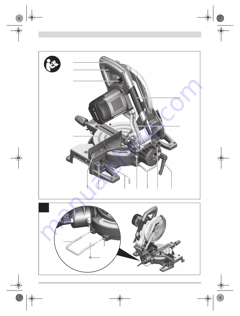 Bosch GCM 10 J Original Instructions Manual Download Page 4