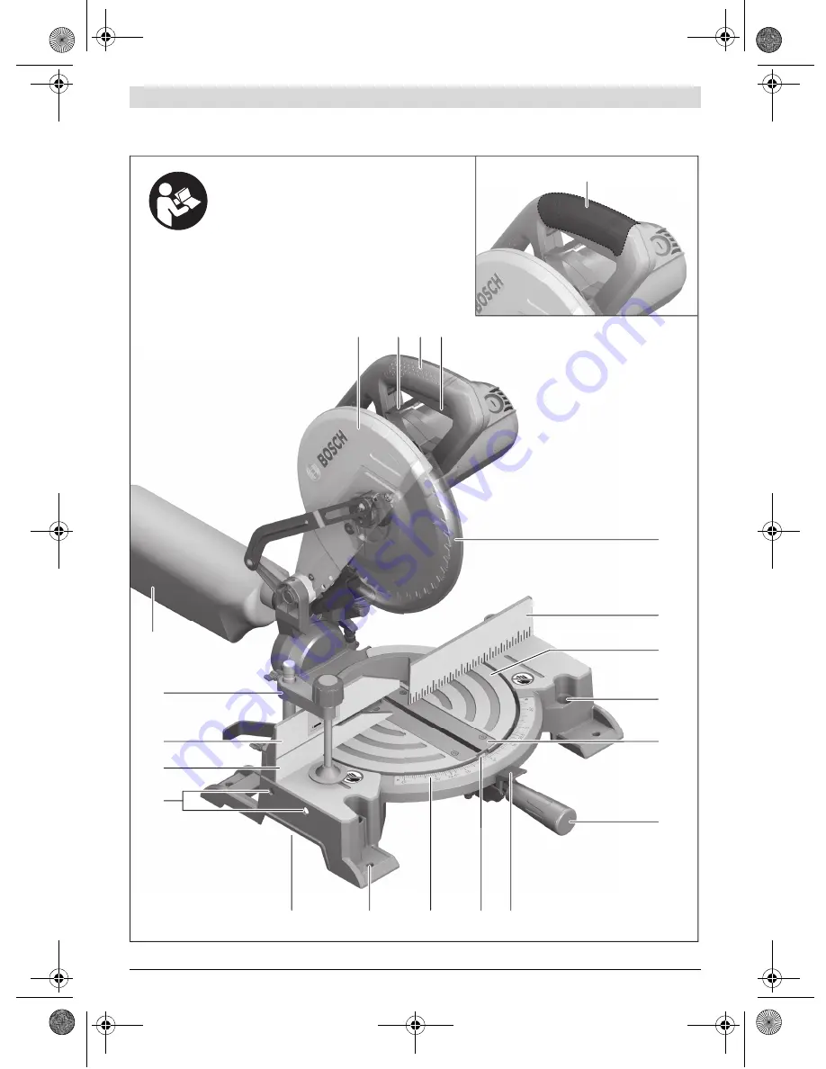 Bosch GCM 10 MX Professiona Original Instructions Manual Download Page 3