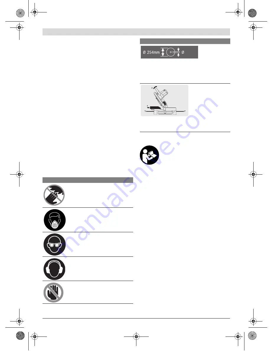 Bosch GCM 10 MX Professiona Original Instructions Manual Download Page 227