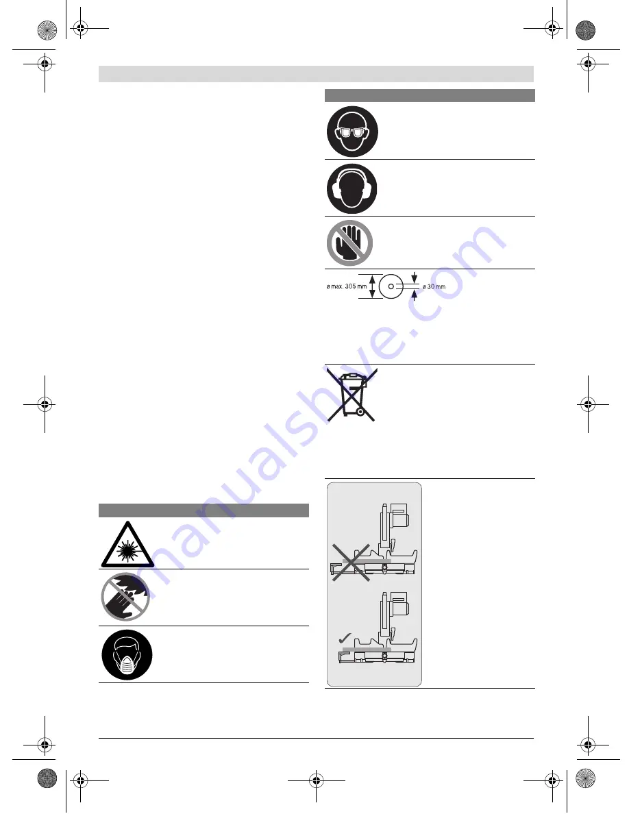 Bosch GCM 12 JL Professional Original Instructions Manual Download Page 15