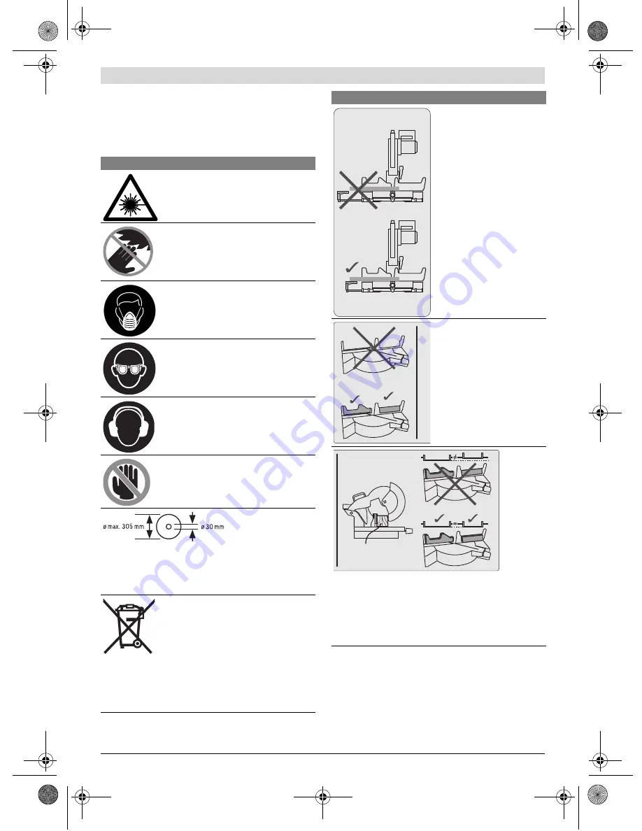 Bosch GCM 12 JL Professional Original Instructions Manual Download Page 28