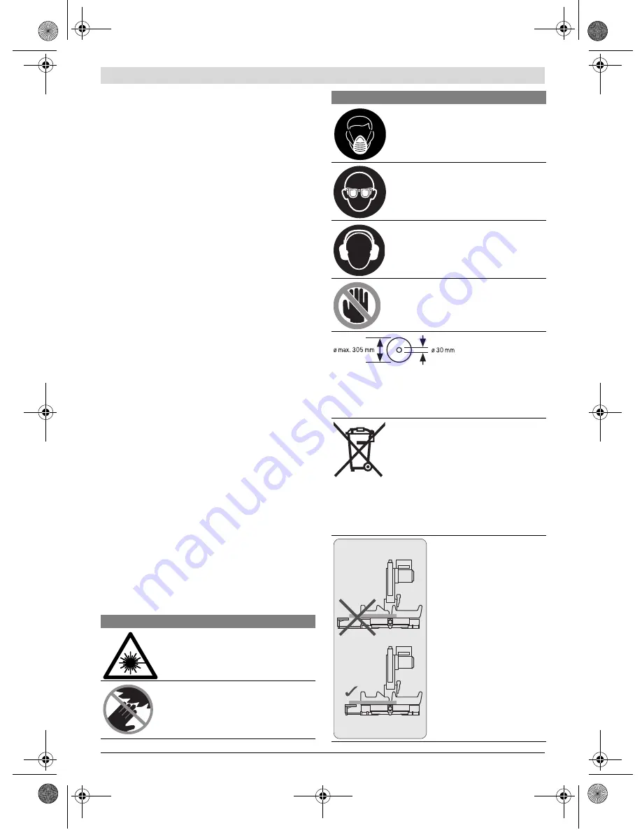 Bosch GCM 12 JL Professional Original Instructions Manual Download Page 53