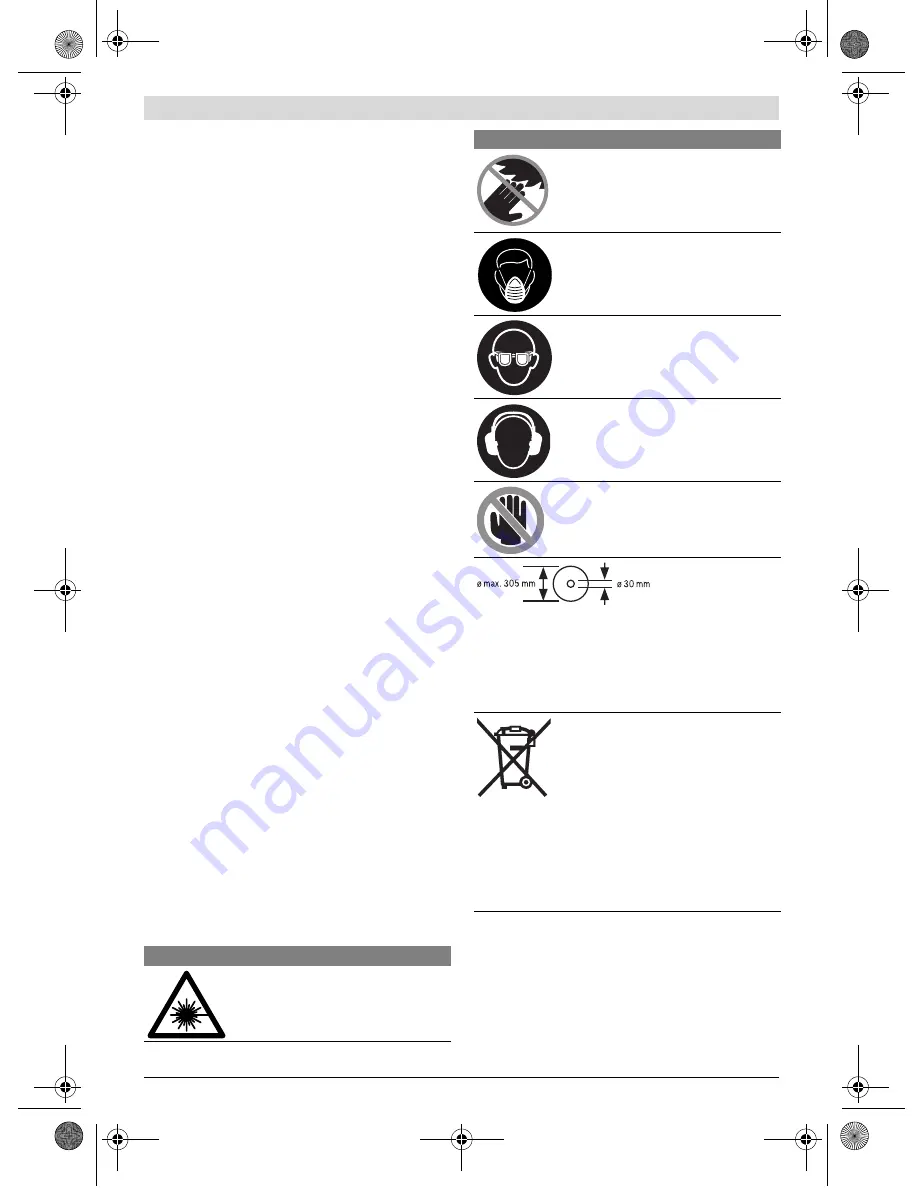 Bosch GCM 12 JL Professional Original Instructions Manual Download Page 335