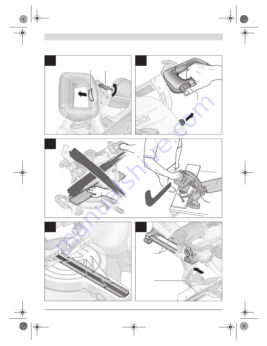 Bosch GCM 12 SD Professional Original Instructions Manual Download Page 8