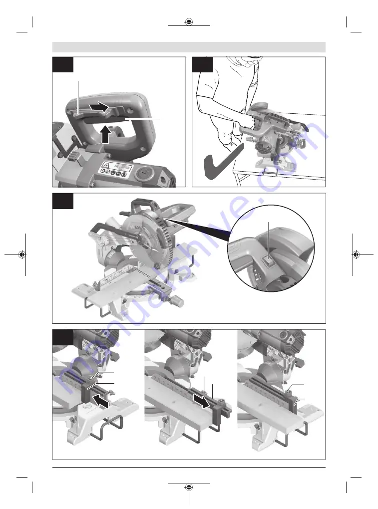 Bosch GCM 216 Скачать руководство пользователя страница 7