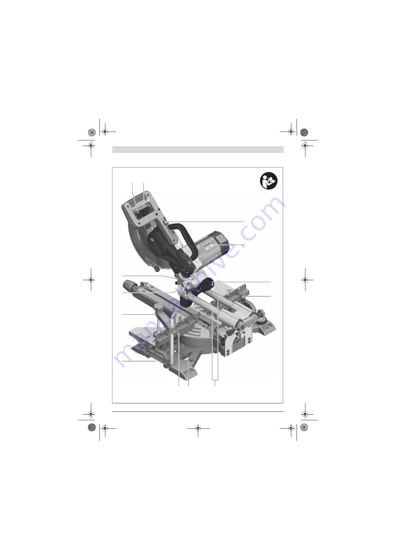 Bosch GCM 350-254 Original Instructions Manual Download Page 4