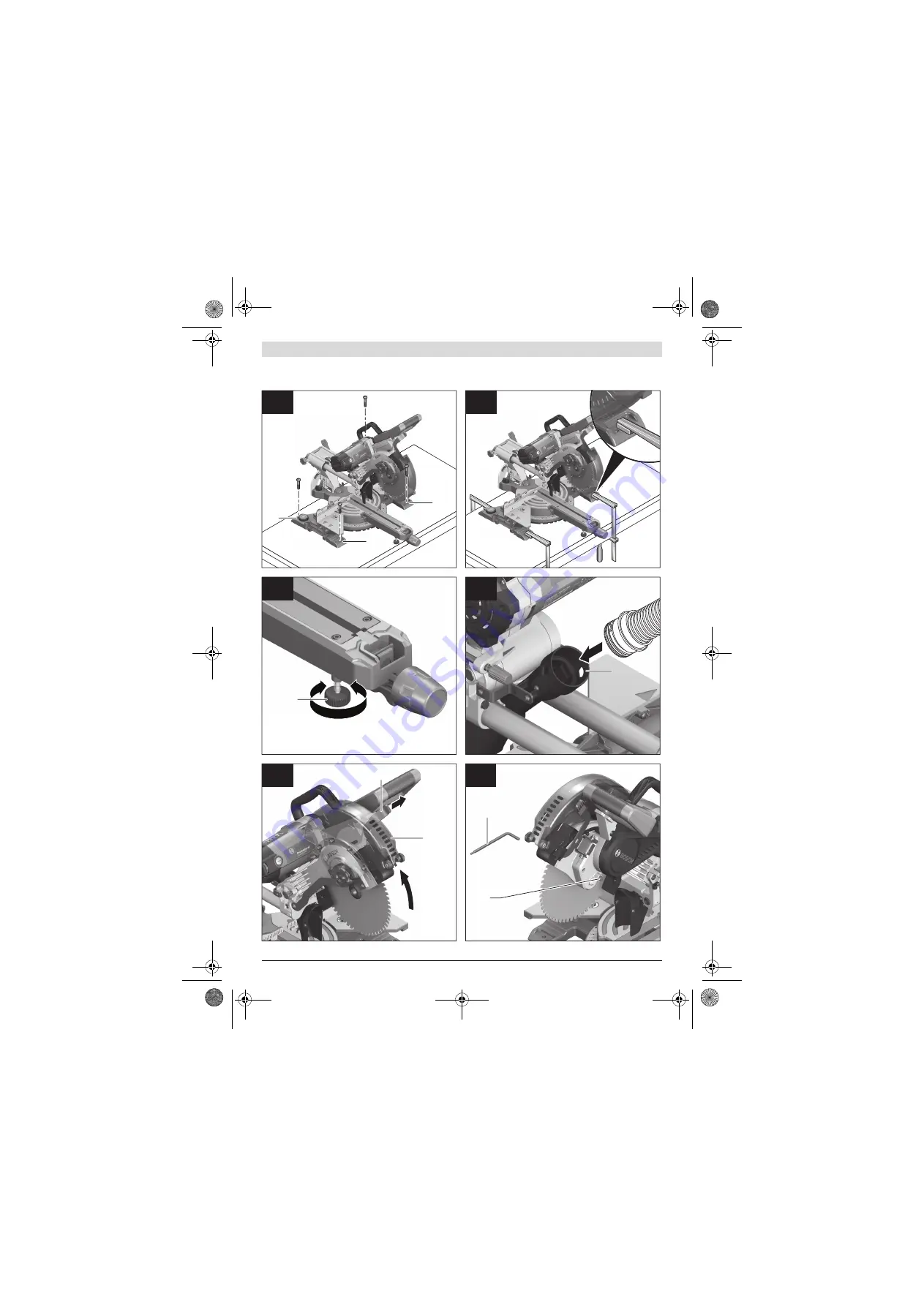 Bosch GCM 350-254 Скачать руководство пользователя страница 6