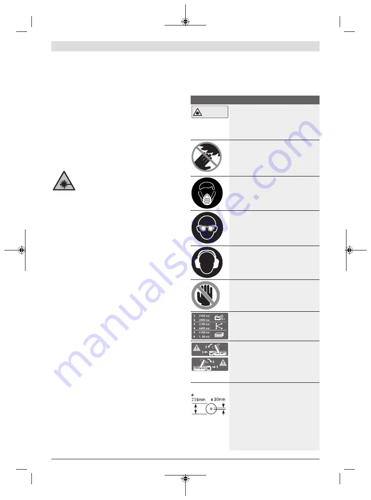 Bosch GCM 8 SDE Original Instructions Manual Download Page 183