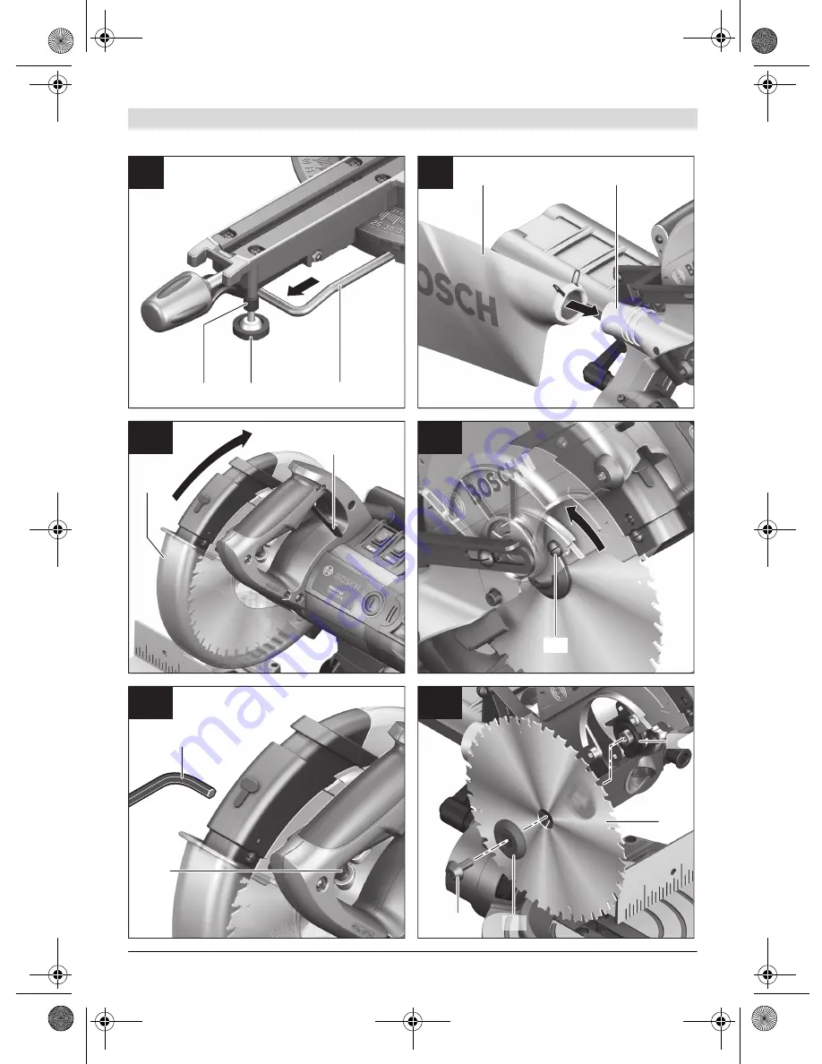 Bosch GCM 8 SJ Professional Original Instructions Manual Download Page 6