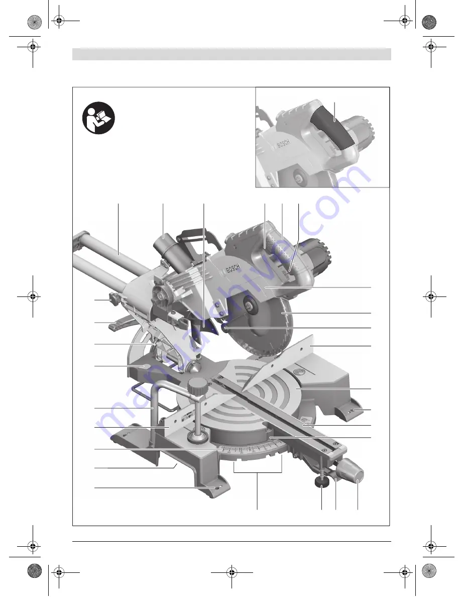 Bosch GCM 80 SJ Professional Скачать руководство пользователя страница 3