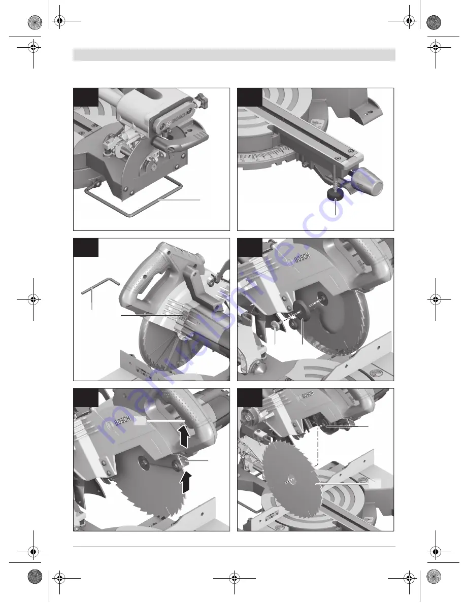 Bosch GCM 80 SJ Professional Original Instructions Manual Download Page 5