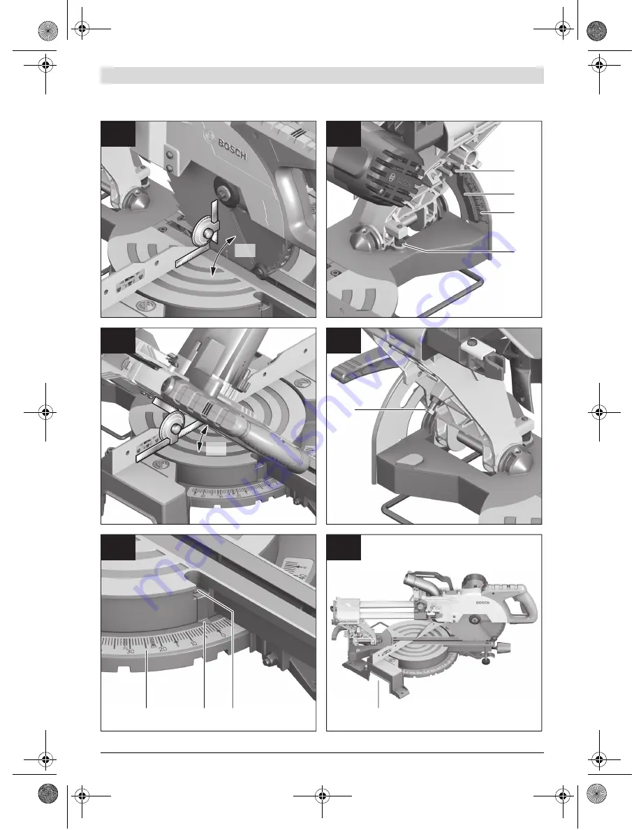 Bosch GCM 80 SJ Professional Original Instructions Manual Download Page 8