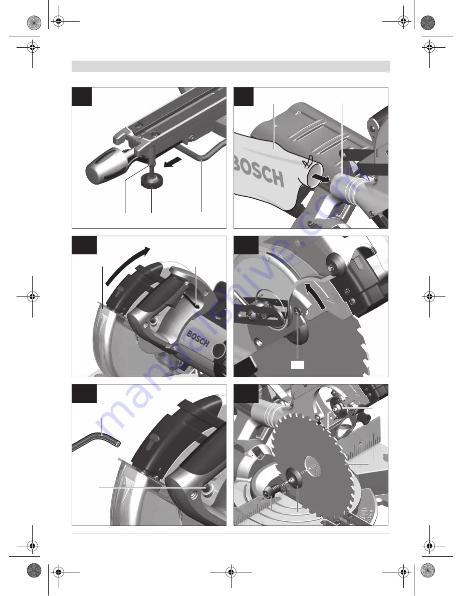 Bosch GCM 8S Professional Original Instruction Download Page 6