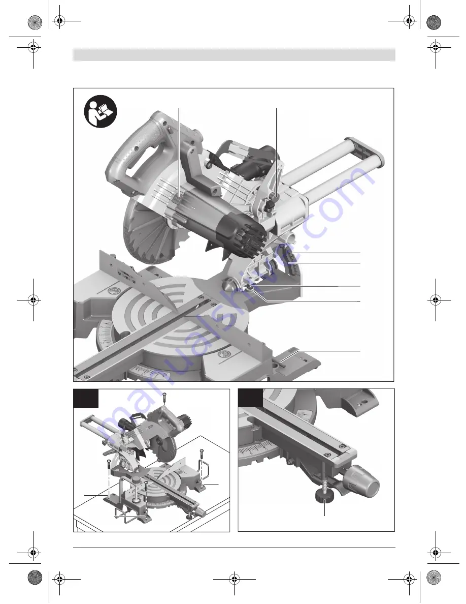 Bosch GCM Professional 80 SJ Original Instructions Manual Download Page 4