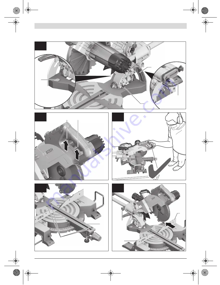 Bosch GCM Professional 80 SJ Original Instructions Manual Download Page 7