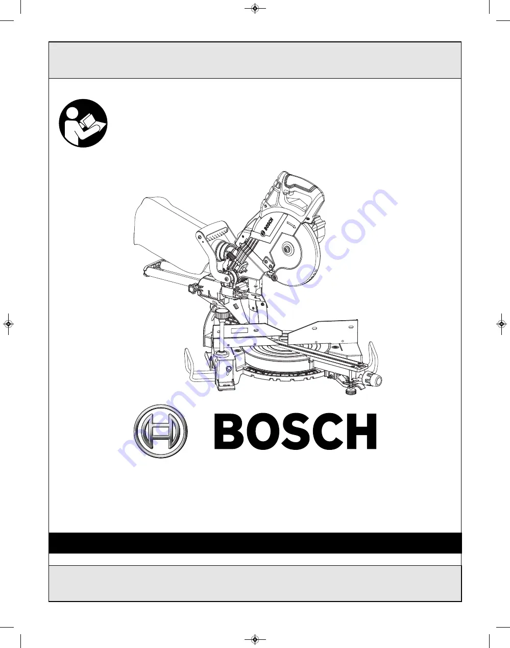 Bosch GCM18V-08 Скачать руководство пользователя страница 1