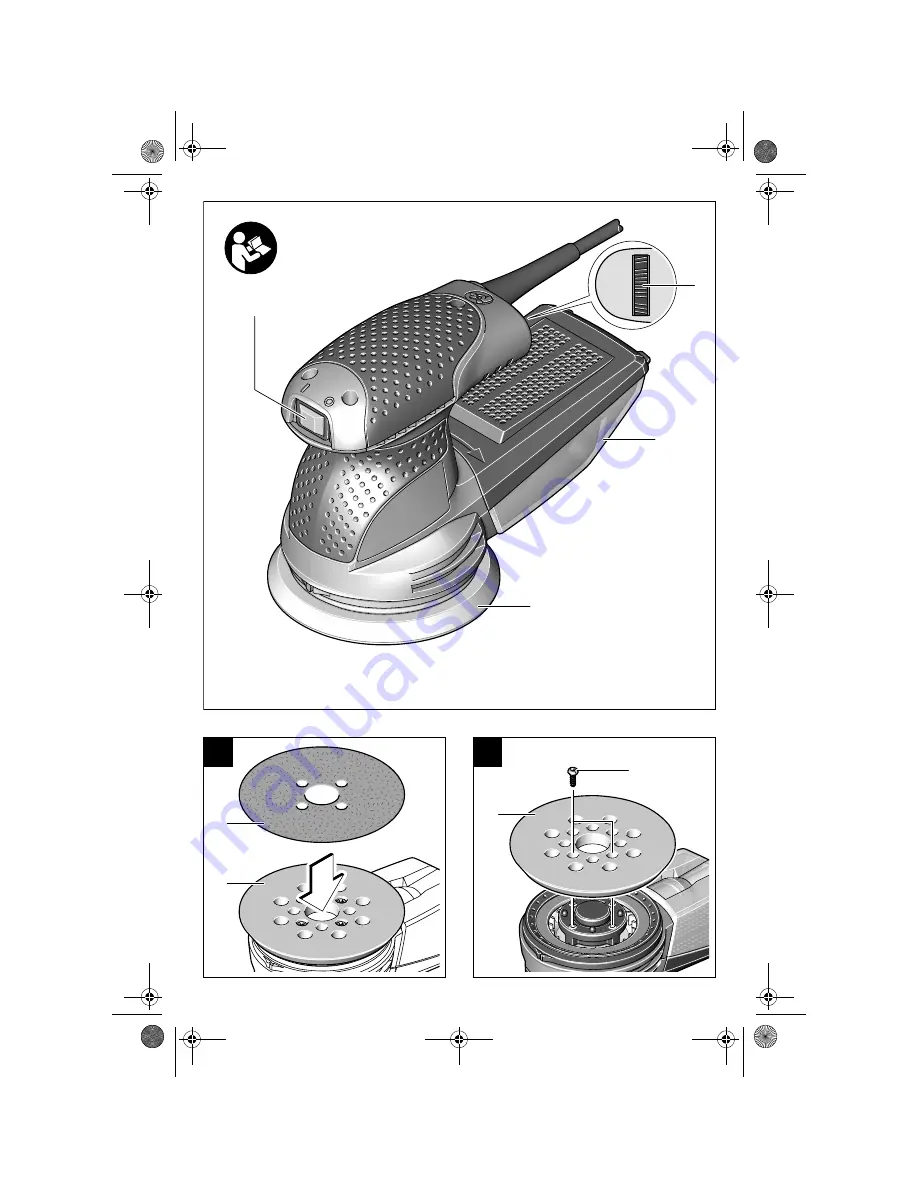 Bosch GEX 125-1 AE Professional Operating Instructions Manual Download Page 4