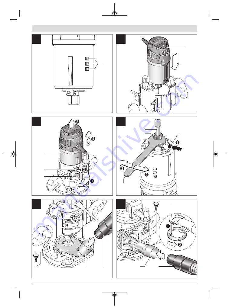 Bosch GKF 1600 CE Professional Original Instructions Manual Download Page 6