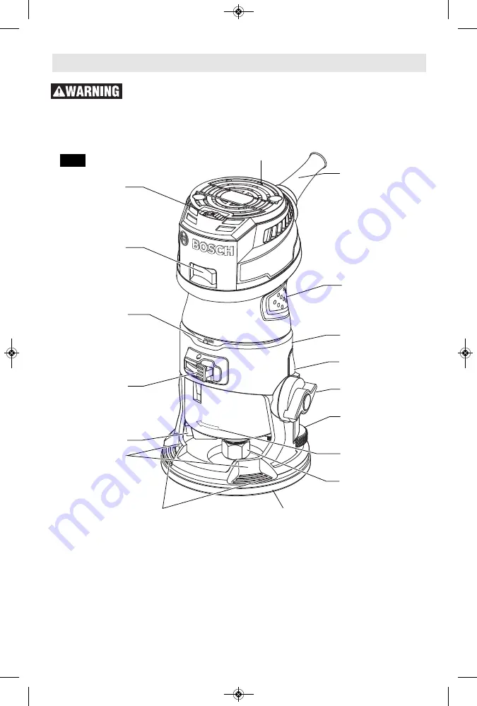 Bosch GKF125CE Operating/Safety Instructions Manual Download Page 7