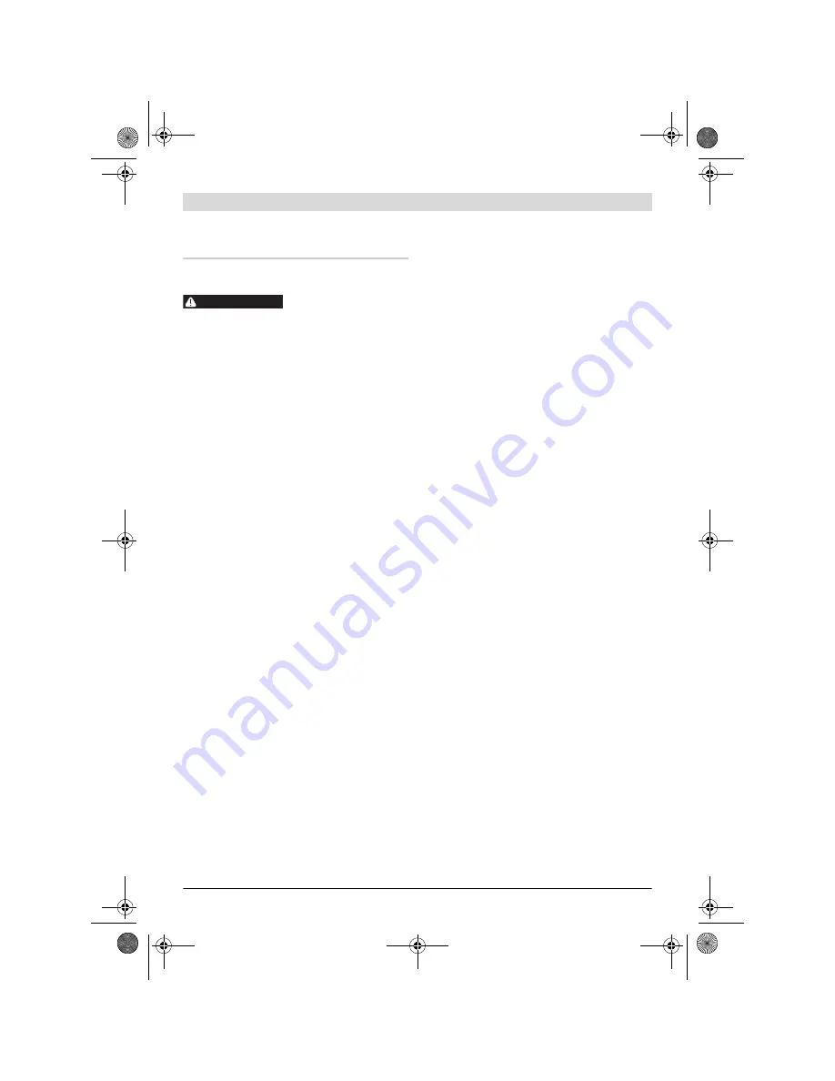 Bosch GKS 190 Professional Original Instructions Manual Download Page 28